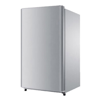 海尔（Haier）BC-93LTMPA 93升 单门办公室租房小冰箱（闪银） 微冷冻室 七档变温