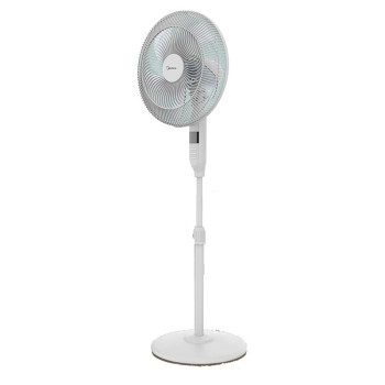 美的（Midea）电风扇FSA40XDR?五叶落地扇?家用立式遥控?节能定时摇头强风升降电风扇