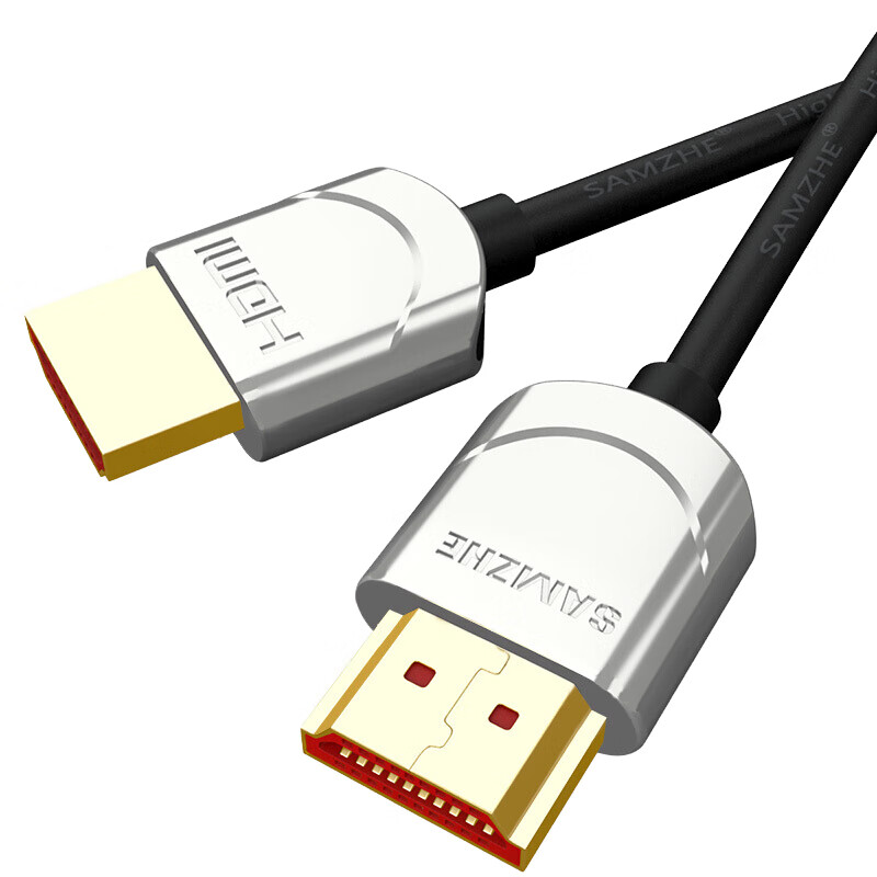 SAMZHE山泽 HDMI线2.0版 4K高清线 Premium认证18Gbps 投影仪电脑 1米10SM4 HDMI线2.0版/