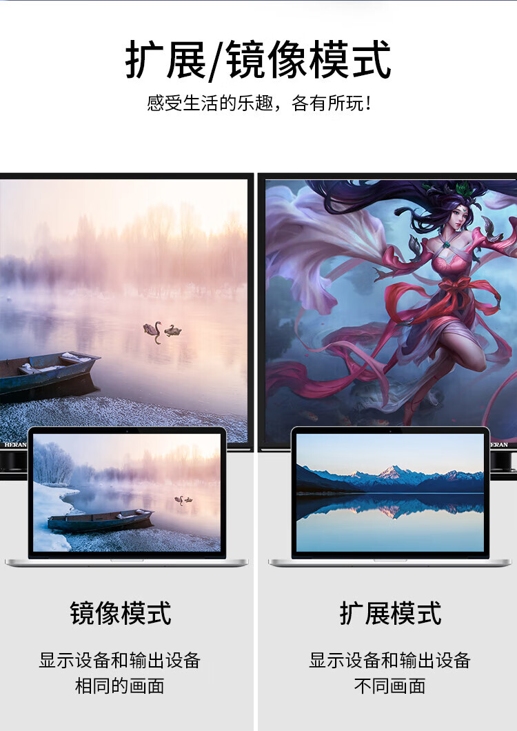 山泽(SAMZHE)? Mini DP转HDMI线转换器 高清雷电接口转接头 适用苹果微软笔记本电脑接显示器投影仪  MH01