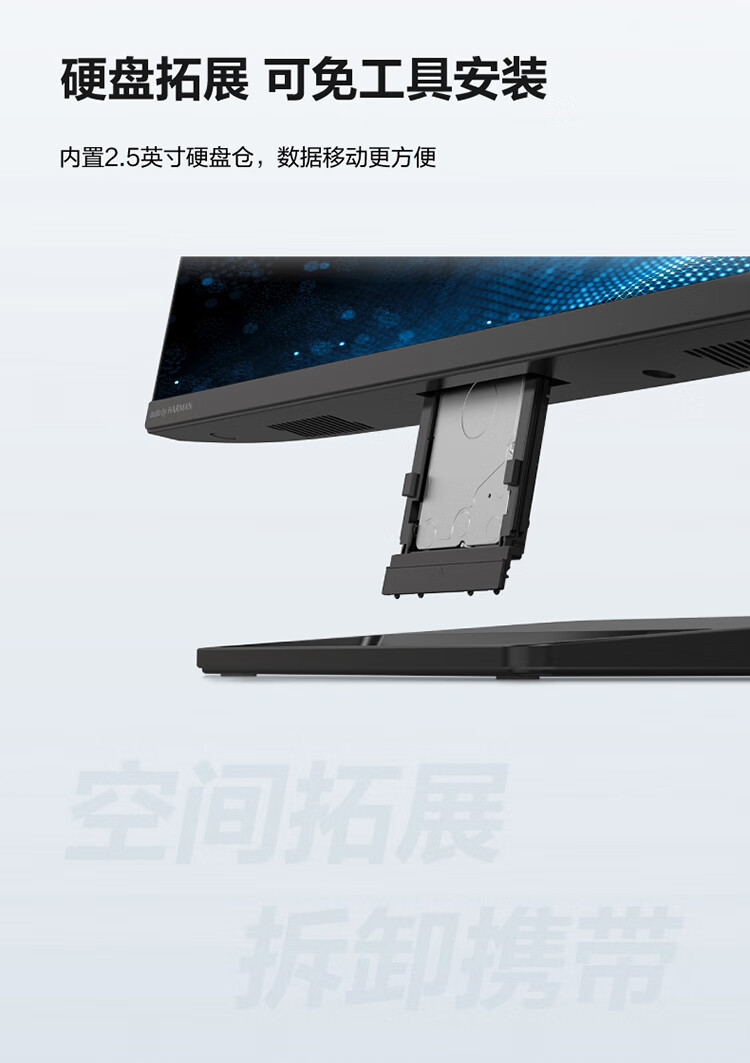 联想（Lenovo）商用办公家用电脑小新27-IAP i5-12450H 16G 512/W11  集成 白色 摄像头 无线键鼠