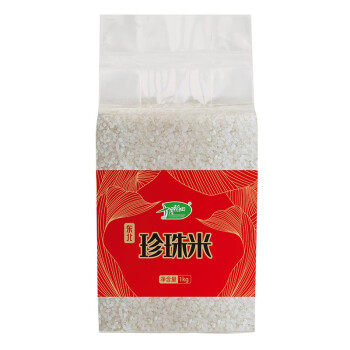 十月稻田清香软糯 一年一季 珍珠米1kg*2袋