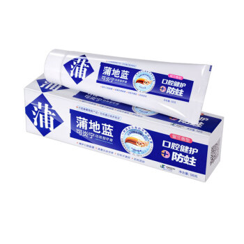 蒲地蓝可炎宁牙膏口腔健护98g留兰味 防蛀固齿护龈清新口气减少牙菌斑