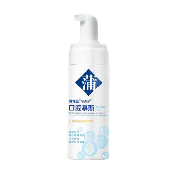 蒲地蓝 牙膏口腔洁牙慕斯泡沫牙膏清洁清新口气漱口牙周护理清爽60ml