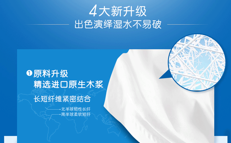 维达（Vinda）V2253-A维达100抽3层M码超韧抽纸(1×24)装/箱 1箱