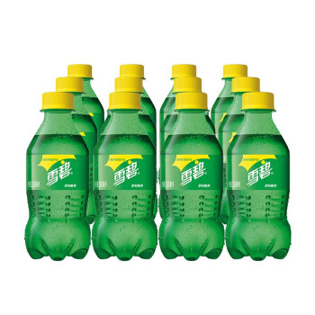 雪碧 小瓶装碳酸饮料含糖300ML*12全塑包彩膜装