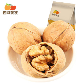 西域美农 休闲零食薄皮核桃500g*3袋
