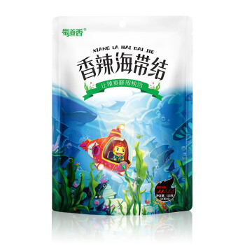 蜀道香 休闲零食 办公司下午茶 香辣海带结120g*6袋