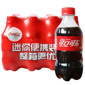可口可乐含糖汽水碳酸饮料 300ML*12瓶全塑包（彩膜）