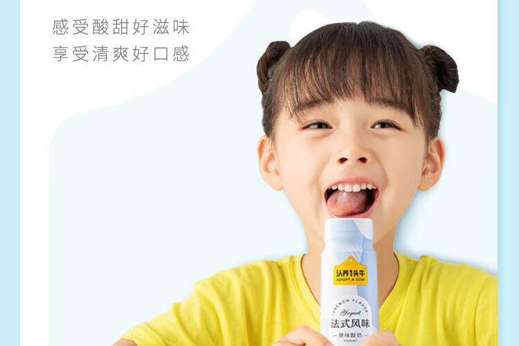 认养一头牛法式风味高端酸奶 员工福利 企业内购 原味230g*10瓶