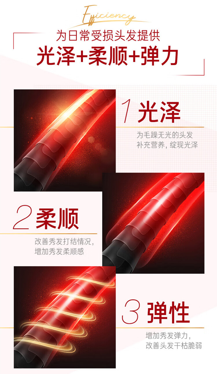 吕 含光耀护营润修护洗发水400ml+护发乳400ml  红吕  组合装