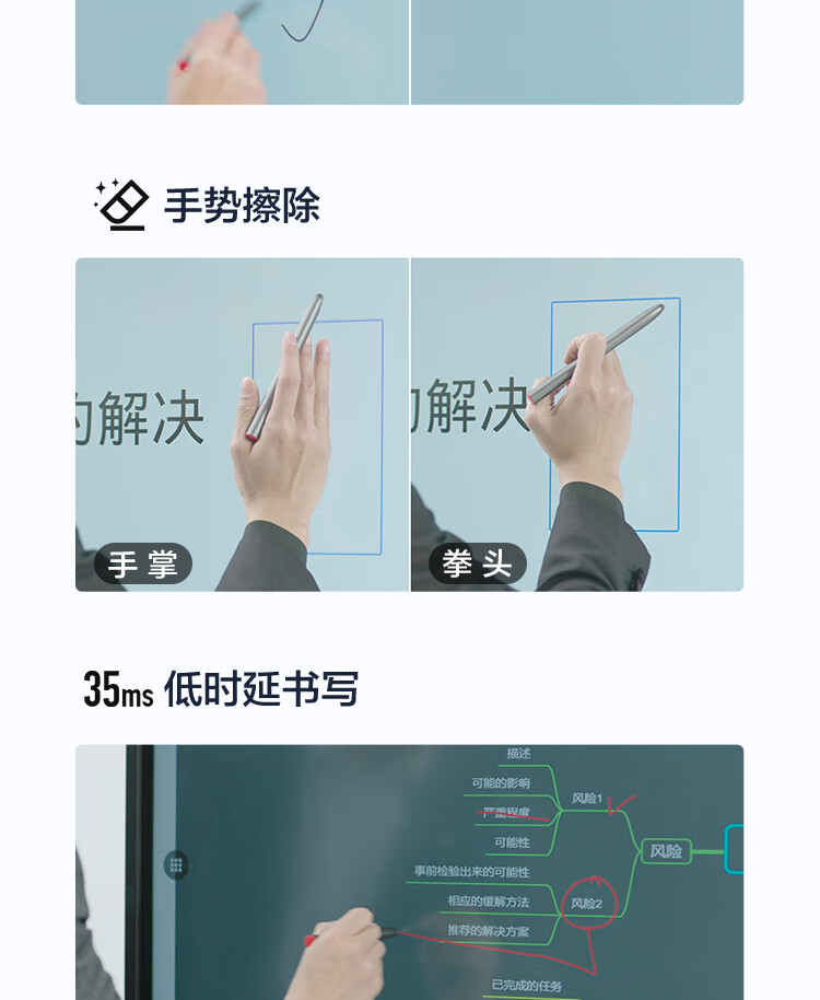 华为会议平板IdeaHubBoard 65英寸企业视频会议一体机Board 65+落地支架+I5模块