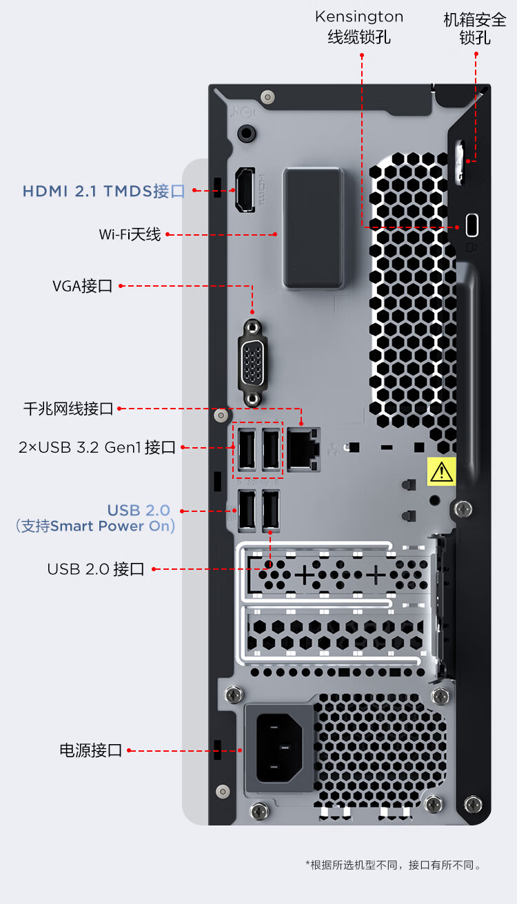 联想（Lenovo）商用办公家用电脑扬天M4000Q I5-13400 16G 1T+512G 集显 W11单主机+23英寸