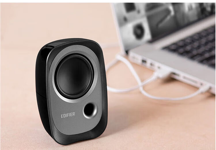 漫步者（EDIFIER）R12U 外观时尚 音质纯正的入门级微型2.0桌面音响 笔记本音箱 电脑音箱 红色