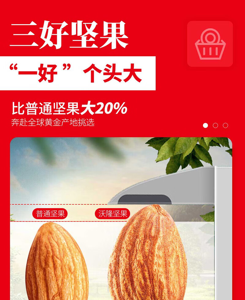 沃隆休闲零食坚果炒货办公室小吃每日坚果A成人款500g 25克*20袋