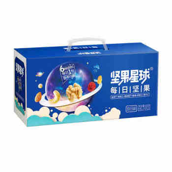 沃隆休闲零食坚果炒货办公室小吃每日坚果坚果星球600g 20g*30袋（升级版）