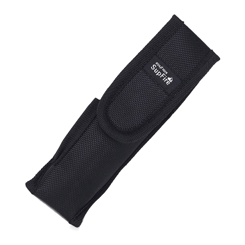 神火（SupFire） 手电套中号高档尼龙手电筒套 手电专用带侧袋腰带扣 小号手电套
