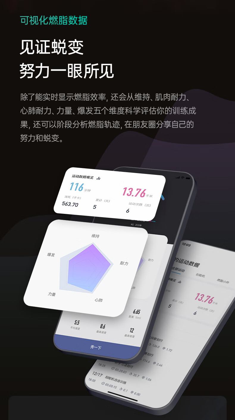 麦瑞克（MERACH） 磁控划船机家用室内有氧运动健身器材MR-R02 Q1S 燃脂私教课/16档磁控/尊享白