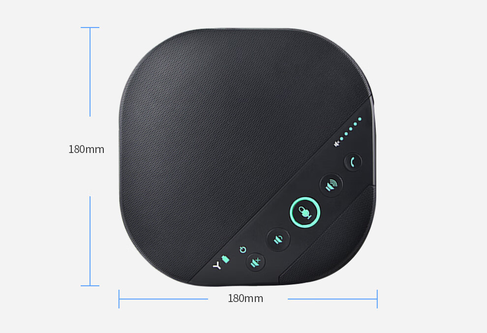 DAIPU戴浦 视频会议无线全向麦克风DP-M220W(2.4G无线+USB免驱)适用10-50㎡会议室/会议扬声器