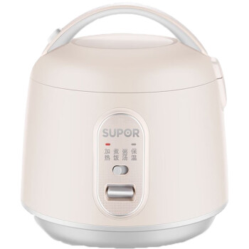 苏泊尔（SUPOR）电饭煲 家用电饭锅 1.6L机械电饭煲 SF16YA22? 奶茶色