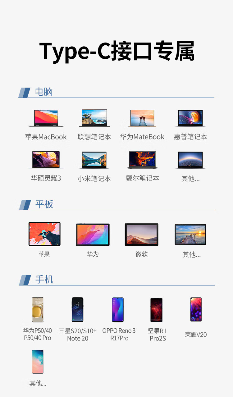 绿联50209扩展坞Type－C/USB-C转HDMI线转换器