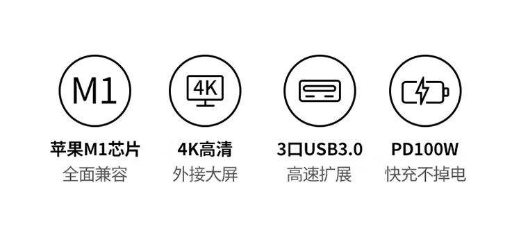 绿联50209扩展坞Type－C/USB-C转HDMI线转换器