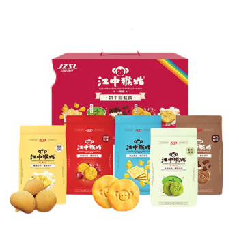 江中猴菇早餐点心 中老年人养胃送礼 苏打饼干720g