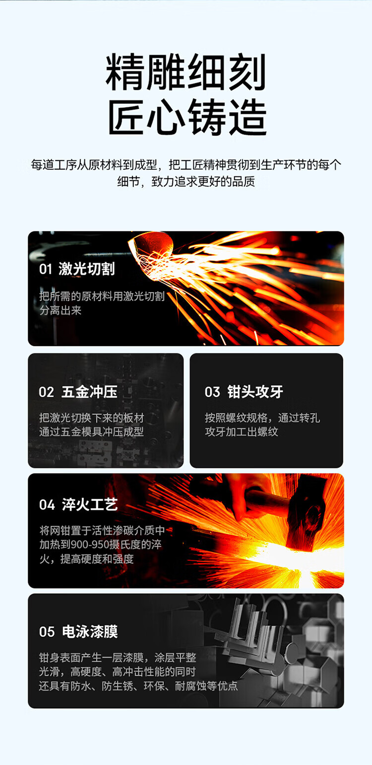 山泽(SAMZHE)网线钳 水晶头8p网络电话6p多功能压剥剪钳压接钳 压线钳 网线电话线压接工具 SZ-568