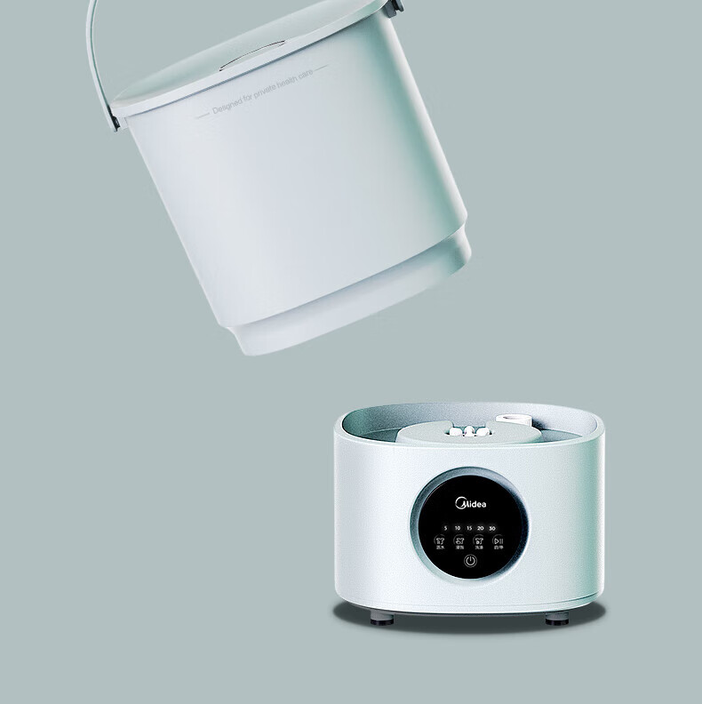 美的（Midea）分桶洗衣机 便携式洗内衣裤 迷你洗衣机 MFB15-31G 半自动家用 童婴换桶洗衣机