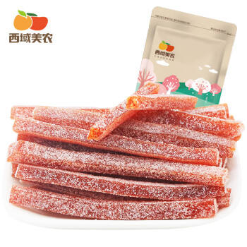 西域美农 雪花山楂条200g*3袋 酸甜山楂果丝 冰糖蜜饯休闲零食