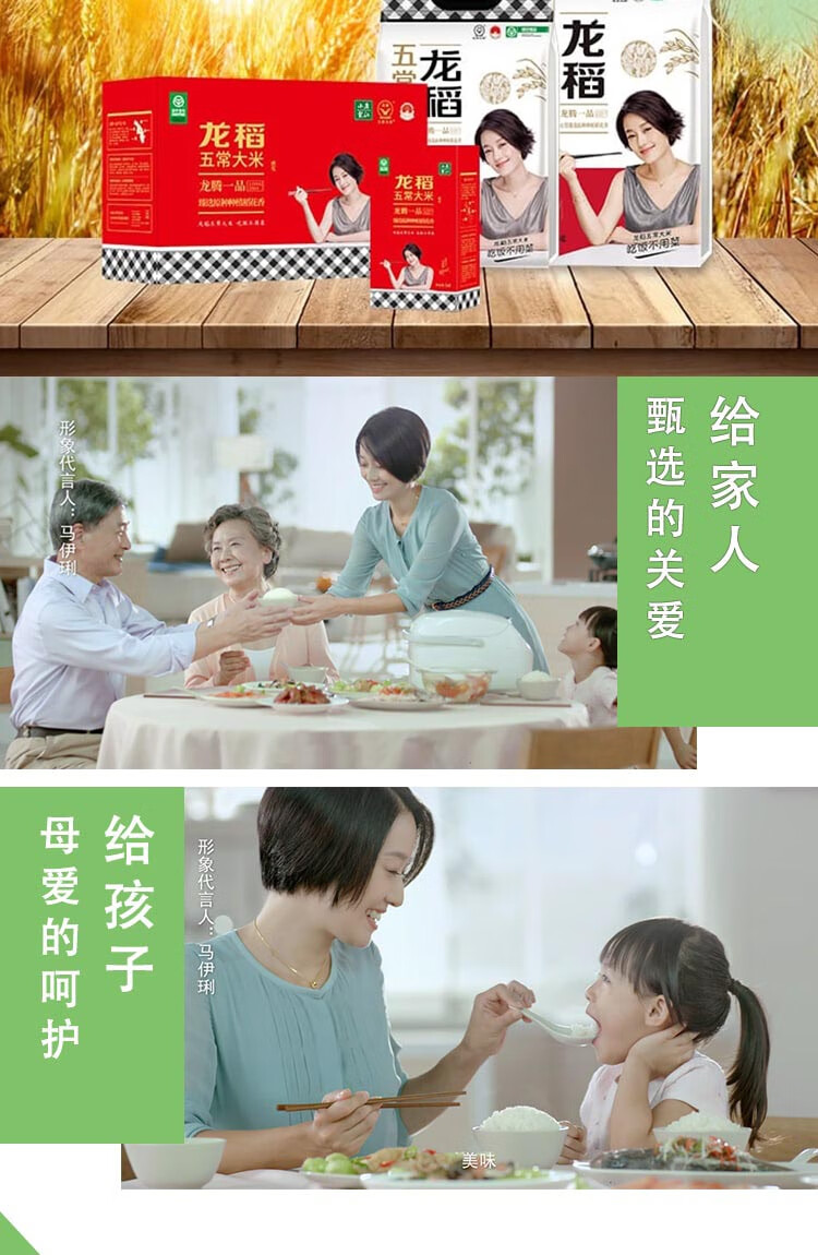 龙稻（LONGDAO） 龙腾一品礼盒（甄选原种稻花香）5kg东北长粒香粳米真空大米10斤