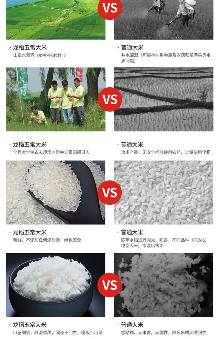 龙稻（LONGDAO） 龙腾一品礼盒（甄选原种稻花香）5kg东北长粒香粳米真空大米10斤
