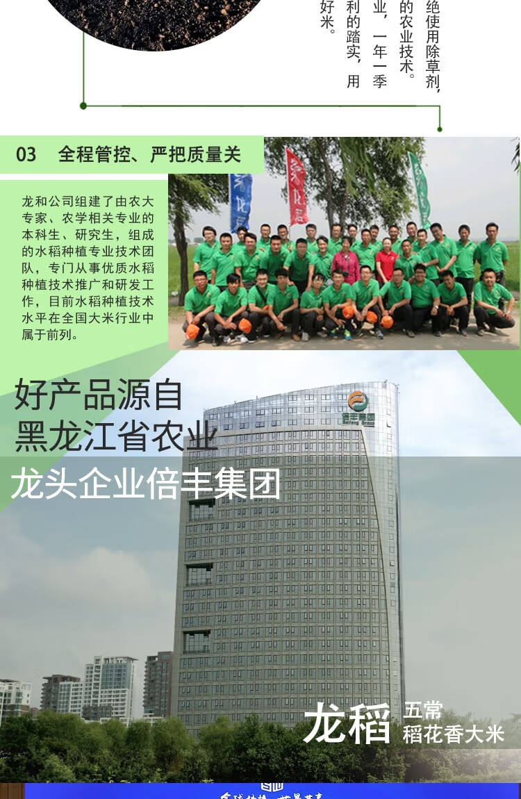 龙稻（LONGDAO） 龙腾一品礼盒（甄选原种稻花香）5kg东北长粒香粳米真空大米10斤