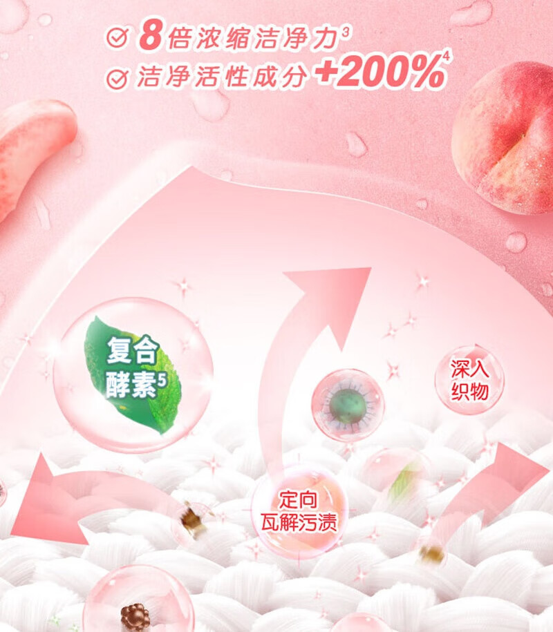 奥妙凝珠礼包1200g 自然工坊白茶除菌洗衣凝珠400g+白桃护色洗衣凝珠400g+樱花甜香柔护洗衣凝珠400g