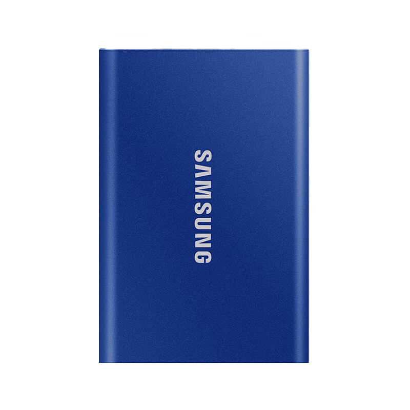 三星（SAMSUNG） 1TB Type-c USB 3.2 移动固态硬盘（PSSD） T7 蓝色 NVMe传输速度1050MB/s 超薄时尚