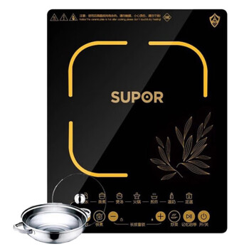 苏泊尔（SUPOR）电磁炉火锅 微晶面板 智能触控式屏电磁灶5档大火力  SDHCB11T-210
