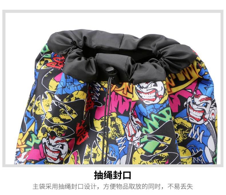 恒源祥 多功能时尚经典双肩包 HYX024XB 黑色
