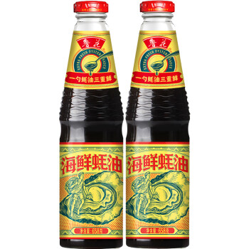 鲁花调味品 零添加 炒菜家用 海鲜蚝油658g*2