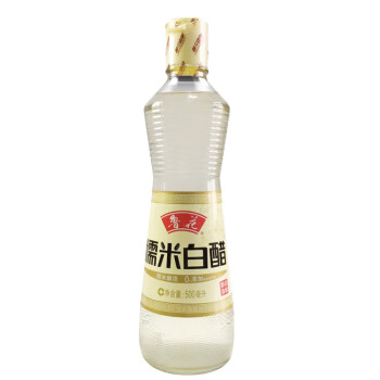 鲁花调味品 零添加 酿造食醋 糯米白醋500ml*4