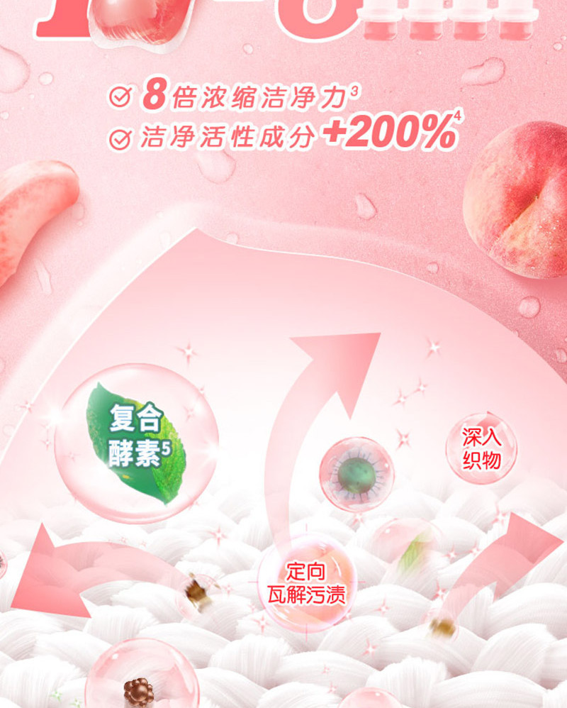 奥妙 凝珠礼包1200g 自然工坊白茶除菌洗衣凝珠400g+白桃护色洗衣凝珠400g+樱花甜香柔护洗衣凝珠400g