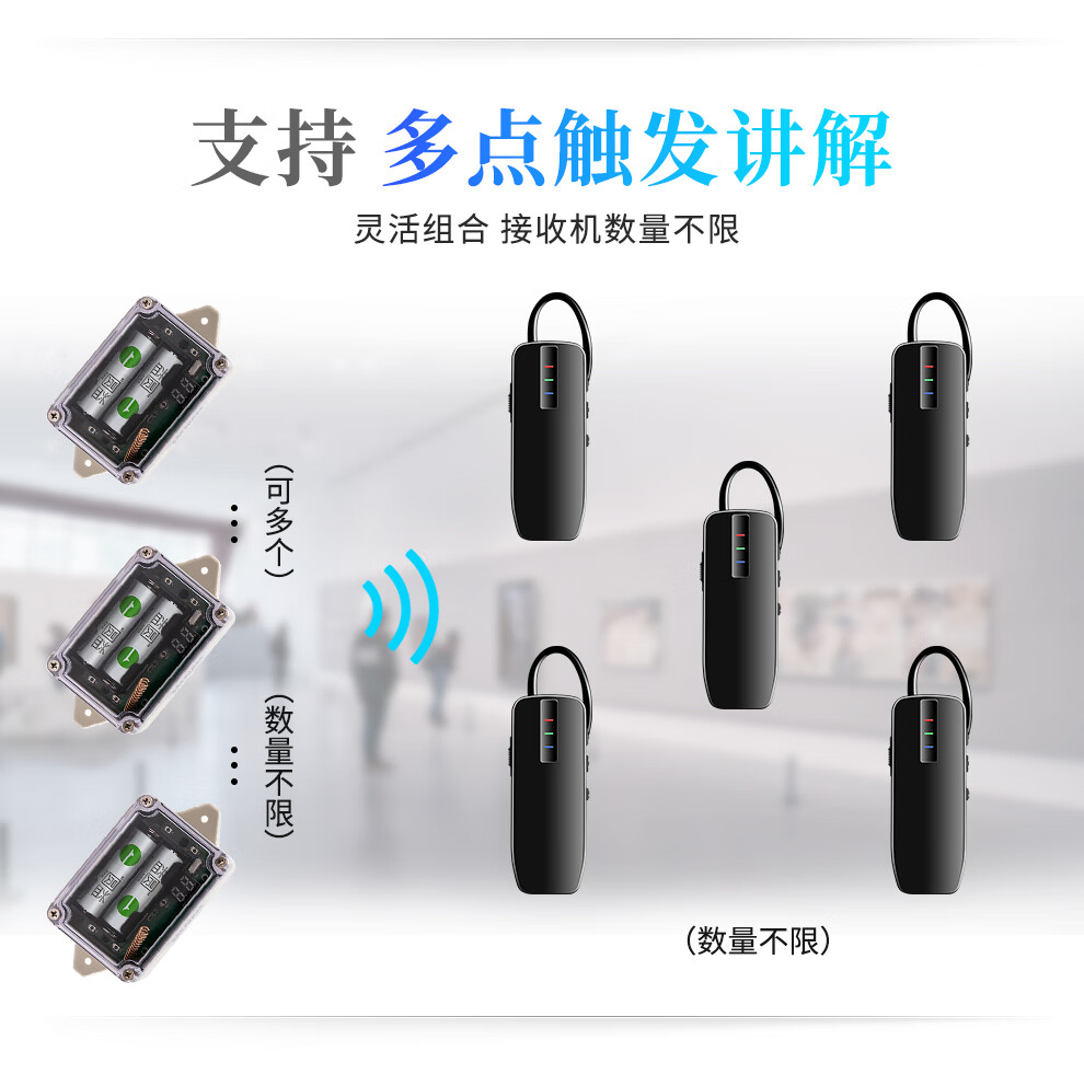开米乐（KAIMILE） 景区博物馆展厅无线自动导览机讲解器旅游景点展览馆触发式KML-558 触发发射机（单只）