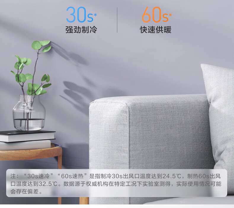 美的(Midea)空调 1.5匹 新三级能效 变频冷暖 自清洁 智能家电壁挂式 KFR-35GW/N8MJA3 空调