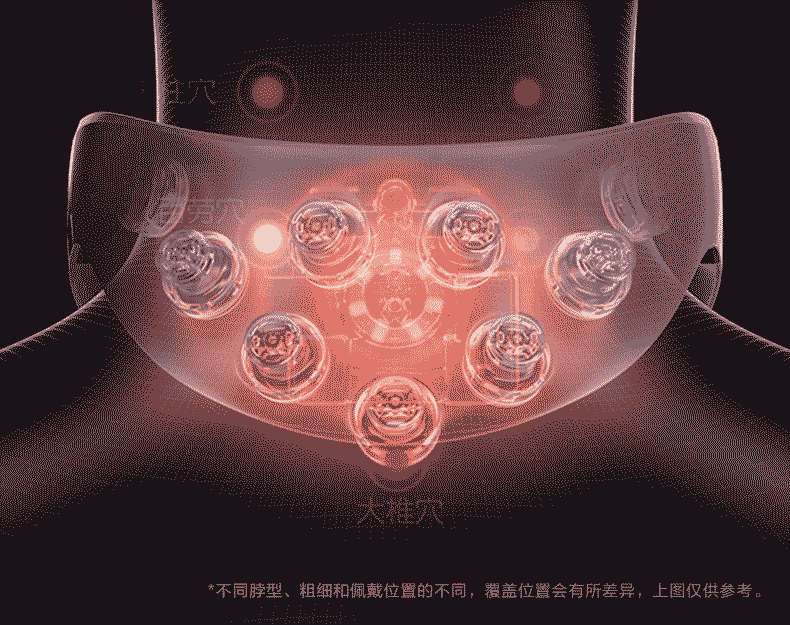 SKG颈椎按摩仪 肩颈按摩仪 仿人手9D推搡 脉冲按摩 多档可选颈椎按摩器 G7pro