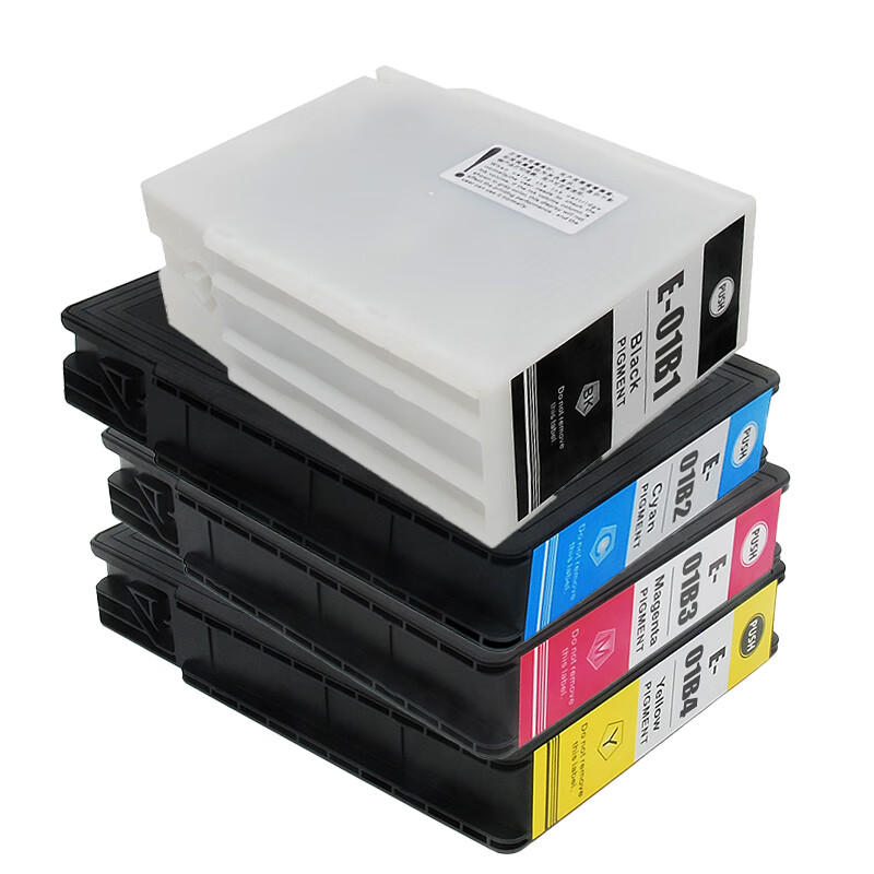 绘威T01B1-T01B4四色墨盒套装 适用爱普生Epson WF-C8690a WF-C8190a打印机墨盒墨水