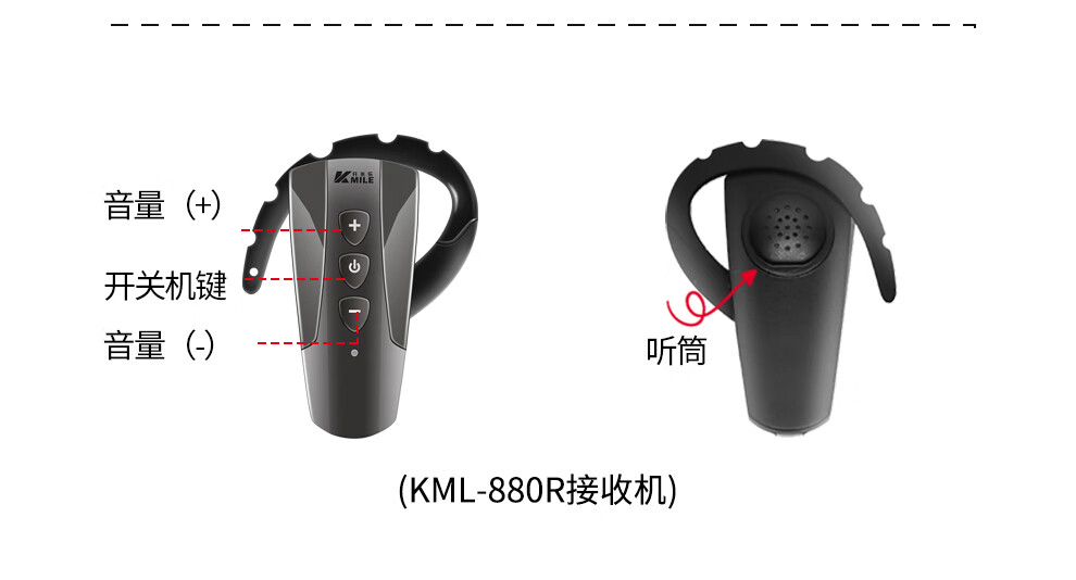 开米乐（KAIMILE） 无线讲解器一对多三讲企业讲解参观同声传译设备政府工厂解说KML-880系列 KML-880T发射机