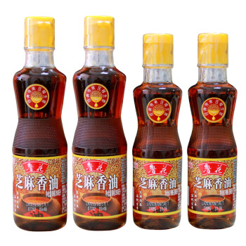 鲁花 调味品香油礼盒（180ml*2+260ml*2）