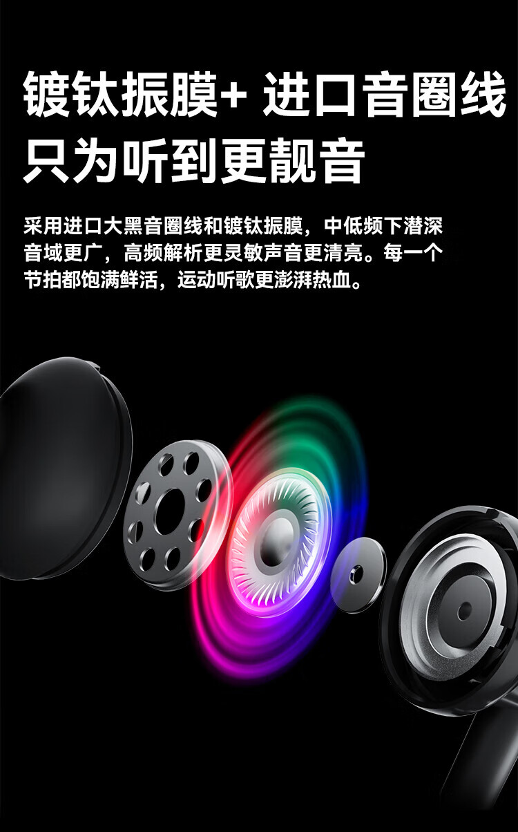 漫步者(EDIFIER) W200BT Free 入耳式无线运动耳机 蓝牙5.3 颈挂式耳机  降噪耳机 白色EDF280014