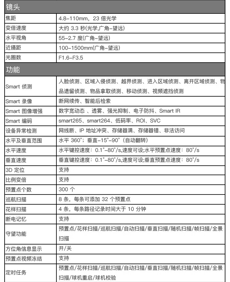 海康威视DS-2DC4423IW-D 400万像素 带电源 支架 企定