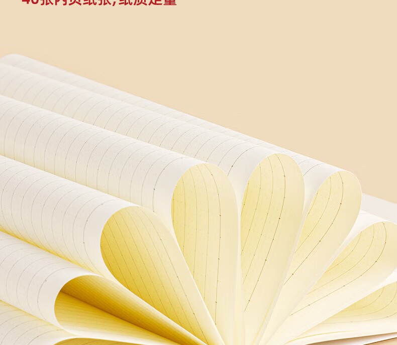 得力 (deli)B5/40张高效笔记本缝线本 记事本笔记本子作业本错题本练习本 12本装 FB540