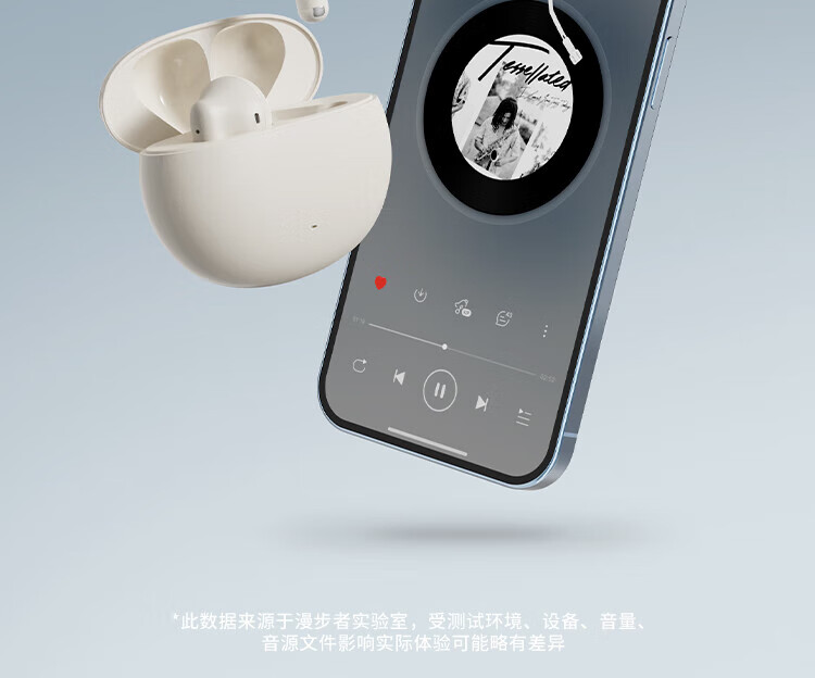 漫步者 (EDIFIER) 真无线蓝牙耳机 通话降噪 半入耳式耳机 苹果华为小米手机 N2 Pods? 雾霾蓝 EDF280014